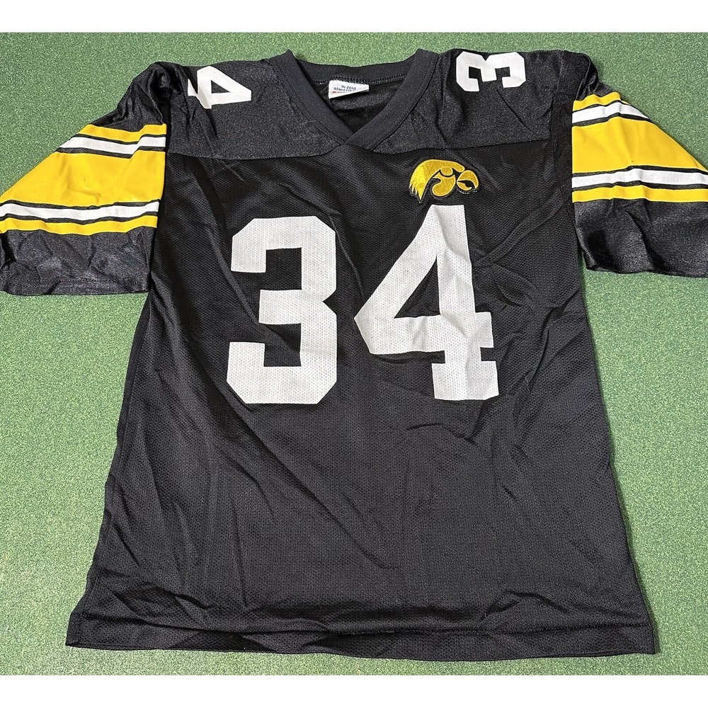 Vintage Iowa Hawkeyes NCAA Football Jersey USA Made • Youth Kids Medium